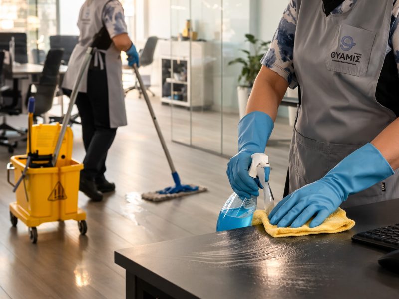 Θέση εργασίας καθαριότητα